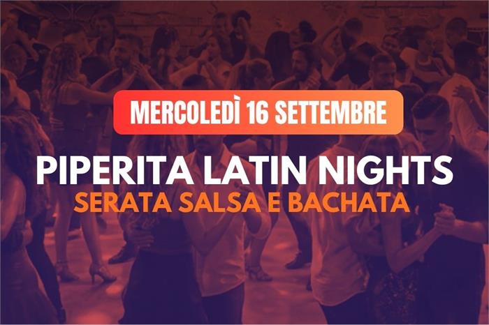 Wednesday, September 16: Latin rhythms come to Piperita 💃