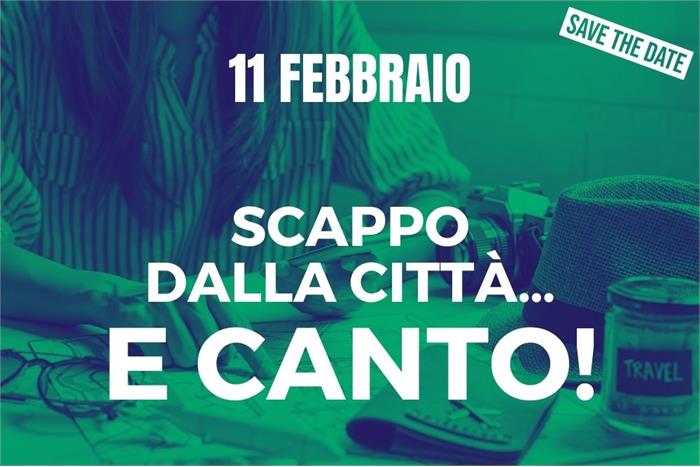 11 Febbraio: scappo dalla città… e canto! 🎤🌇🌍